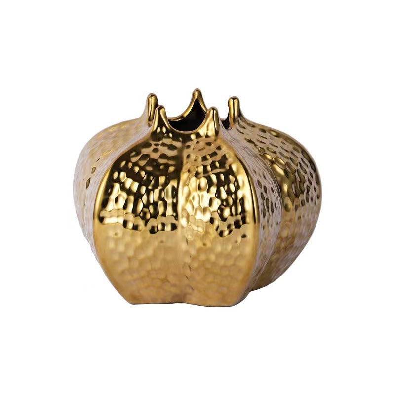 Creative Golden Ceramic Vase