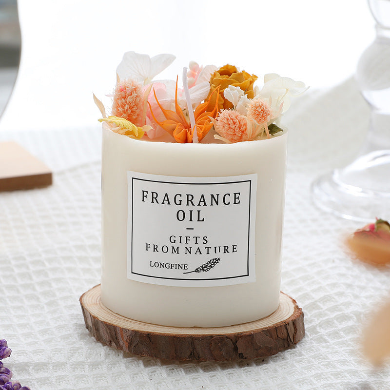 Flowers Decor Romantic Candles