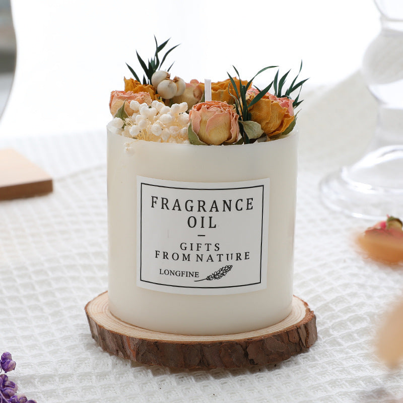 Flowers Decor Romantic Candles