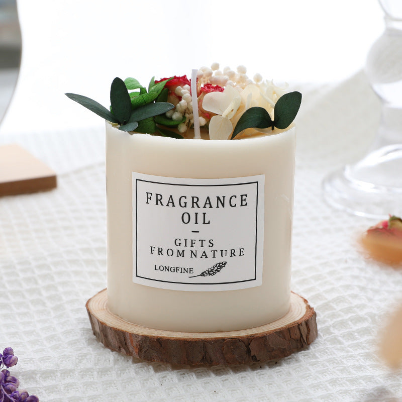 Flowers Decor Romantic Candles