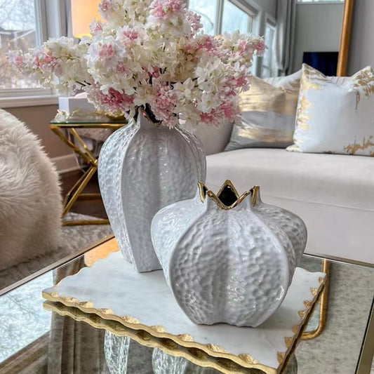 Creative Golden Ceramic Vase
